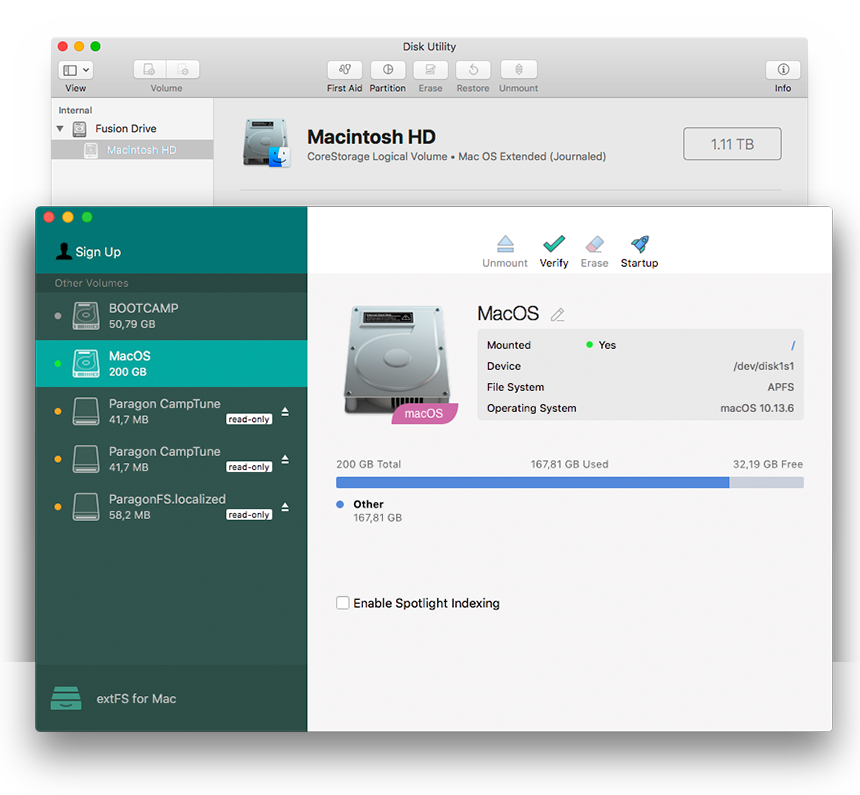 mac disk utility partition for ubuntu linux